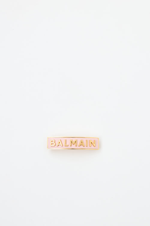 Balmain Logo Hair Clip