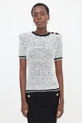 Balmain Knit Textured Top