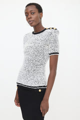 Balmain Knit Textured Top