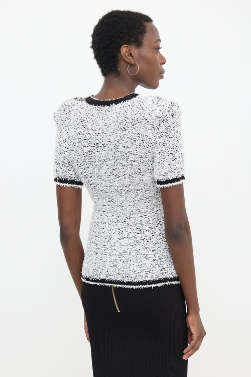 Balmain Knit Textured Top