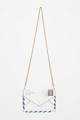 Balmain Leather B Envelope Bag