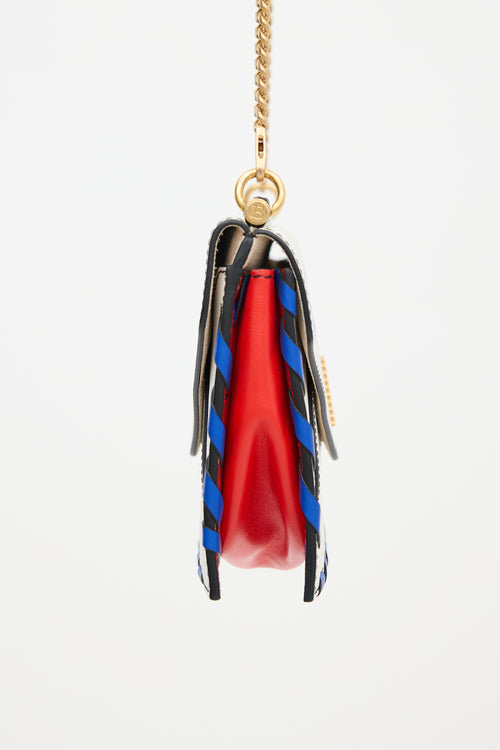 Balmain Leather B Envelope Bag