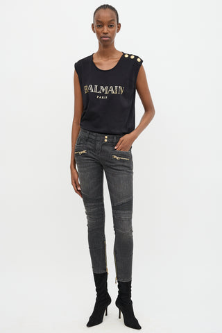 Balmain Logo Tank