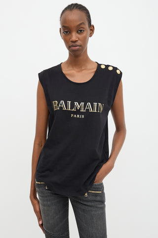 Balmain Logo Tank