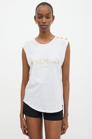 Balmain Logo Tank