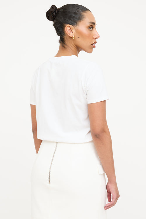 Balmain Metallic Logo T-Shirt