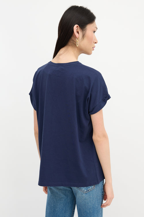 Balmain Mirrored Logo T-Shirt