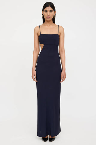 Balmain Cut Out Maxi Dress