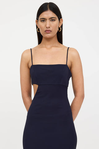 Balmain Cut Out Maxi Dress