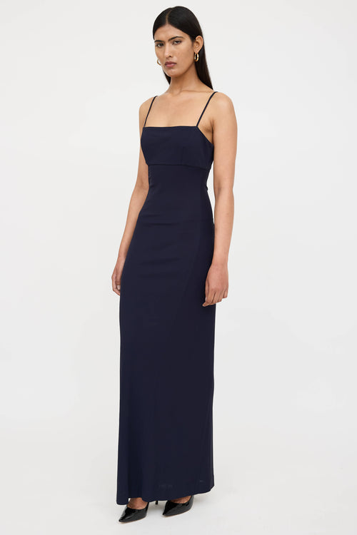 Balmain Cut Out Maxi Dress