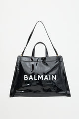 Balmain Patent Logo Tote Bag