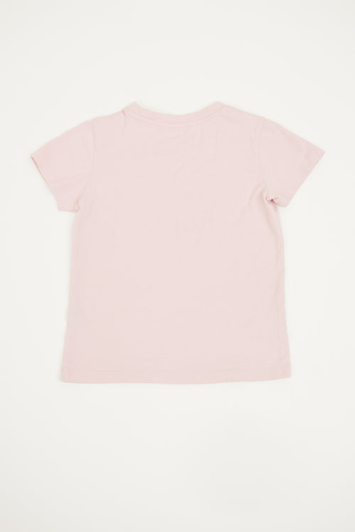 Balmain Pink Holographic T-shirt