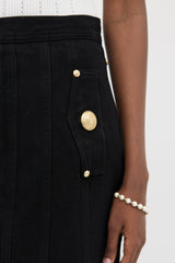 Balmain Denim Mini Skirt