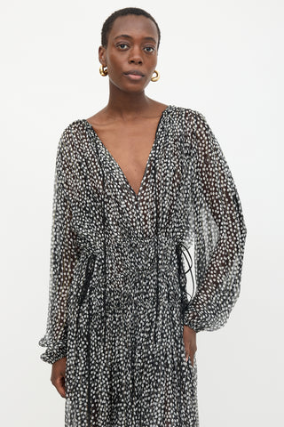 Stella McCartney Silk Polka Dot Dress
