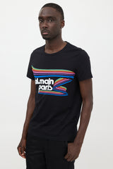 Balmain Rainbow Logo T-Shirt