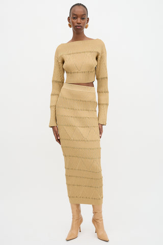 Balmain Ribbed Knit Set