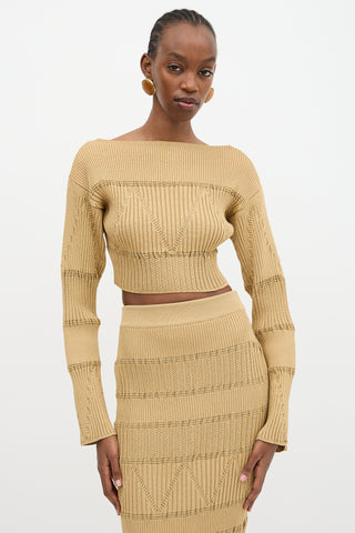 Balmain Ribbed Knit Set