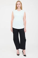 Balmain Sleeveless Logo T-Shirt