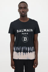 Balmain Tie Dye Logo T-Shirt