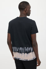 Balmain Tie Dye Logo T-Shirt