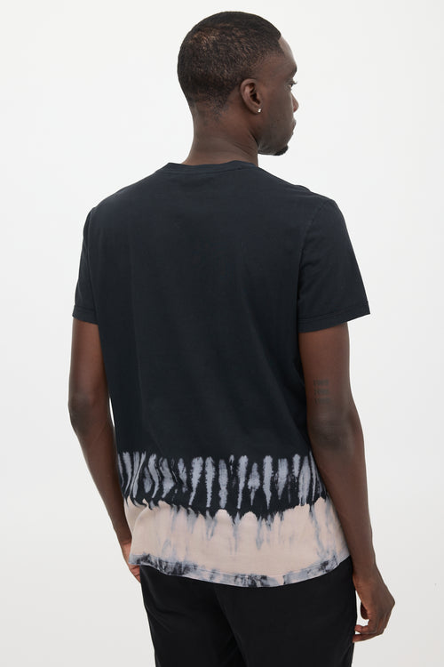 Balmain Tie Dye Logo T-Shirt