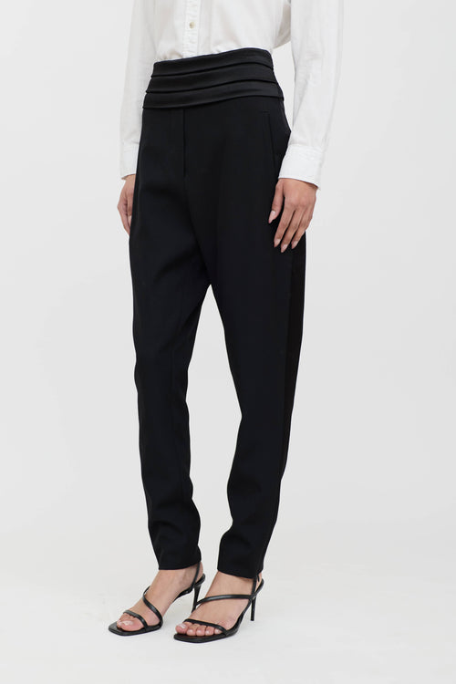 Balmain Wool Pleated Trouser