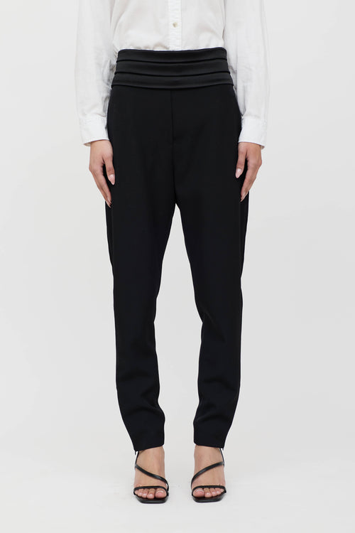 Balmain Wool Pleated Trouser