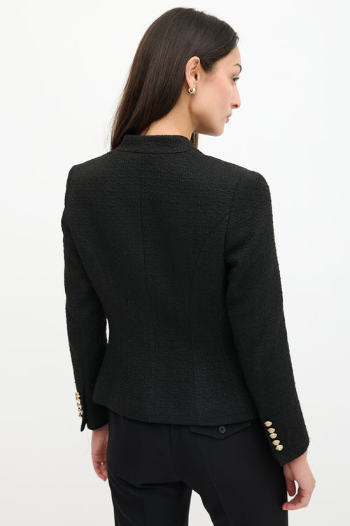 Balmain Tweed Fitted Blazer