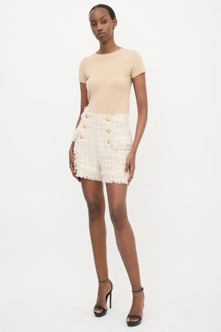 Balmain Tweed Sailor Shorts
