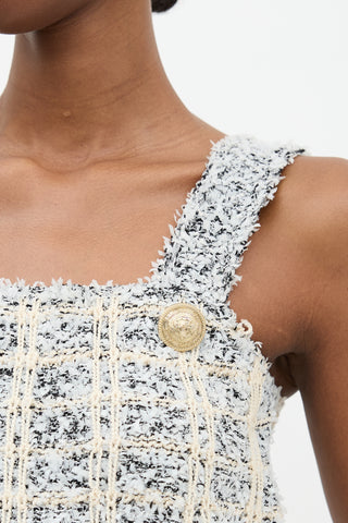 Balmain Tweed Fringe Top