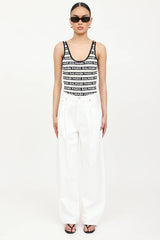Balmain Logo Jacquard Bodysuit