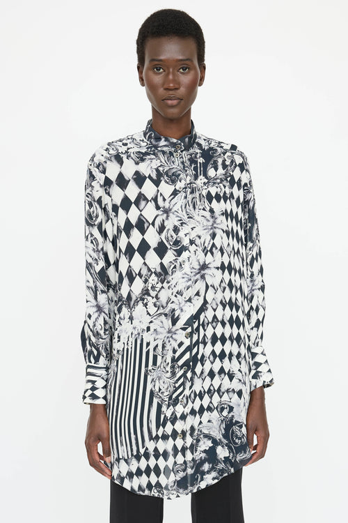 Balmain Printed Button Up Shirt