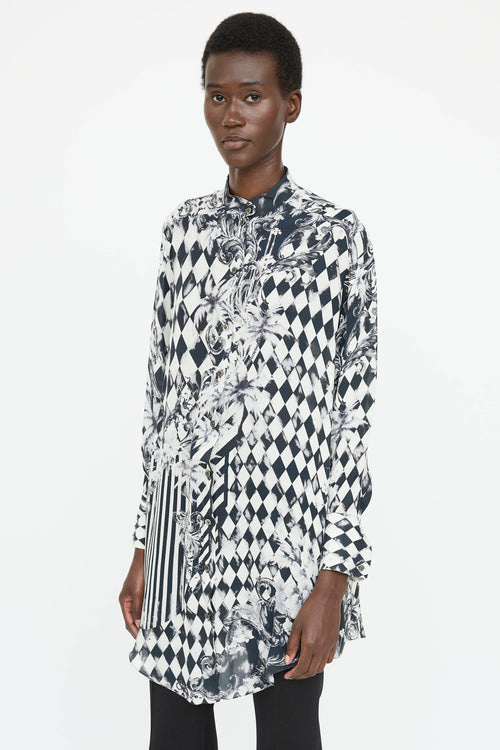 Balmain Printed Button Up Shirt