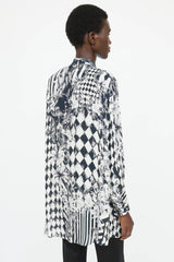 Balmain Printed Button Up Shirt