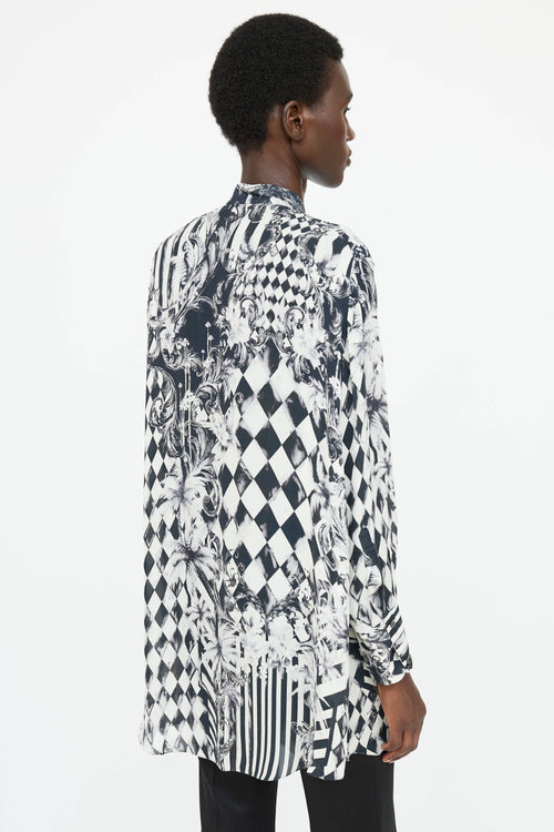 Balmain Printed Button Up Shirt