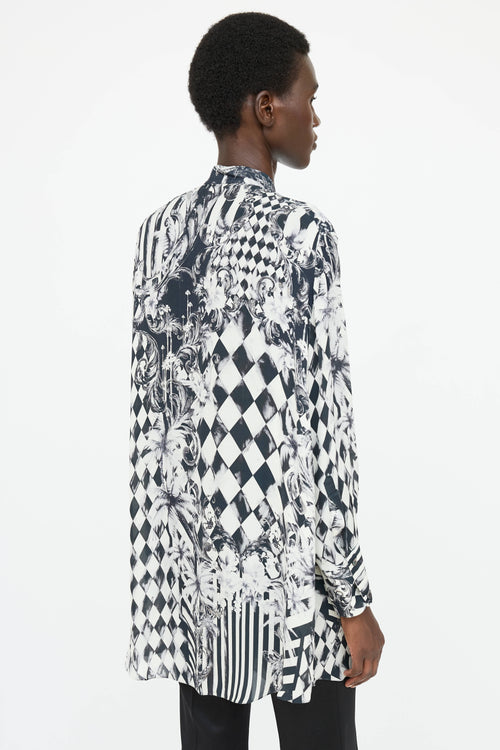 Balmain Printed Button Up Shirt