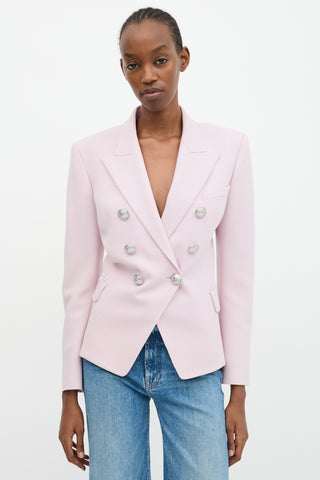 Balmain Wool Double Breasted Blazer