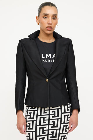 Balmain Woven Layered Blazer