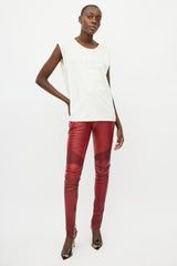 Balmain Yellow & Gold Logo Top