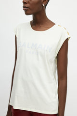 Balmain Yellow & Gold Logo Top