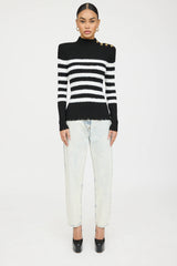Balmain Acid Wash Straight Jeans