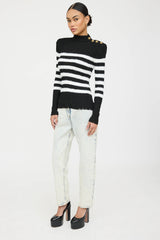 Balmain Acid Wash Straight Jeans