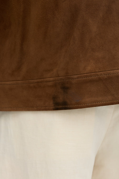 Banana Republic Suede Snap Button Jacket