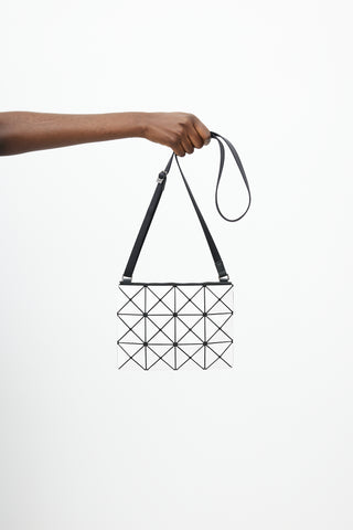 Bao Bao Issey Miyake White & Black Prism Crossbody Bag