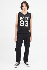 Bape Black Mesh Logo Tank