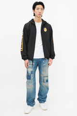 Bape Black & Orange Logo Light Jacket