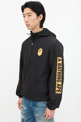 Bape Black & Orange Logo Light Jacket