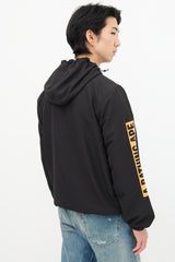 Bape Black & Orange Logo Light Jacket