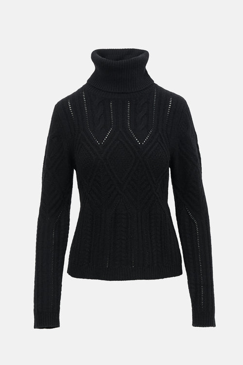 Barbara Bui Cashmere Cable Knit Sweater