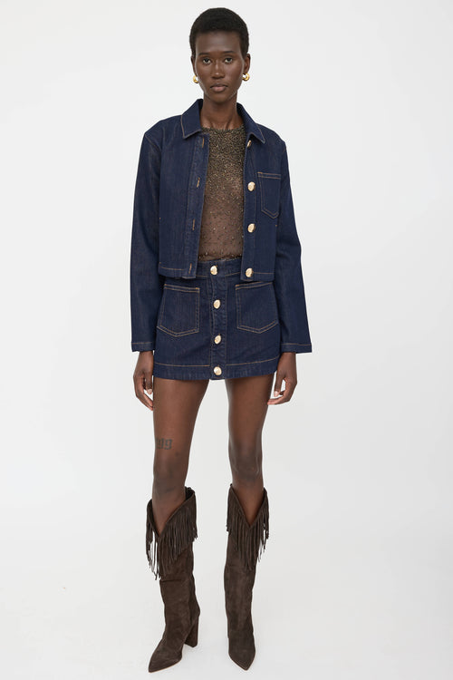 Bardot Denim Co-Ord Set